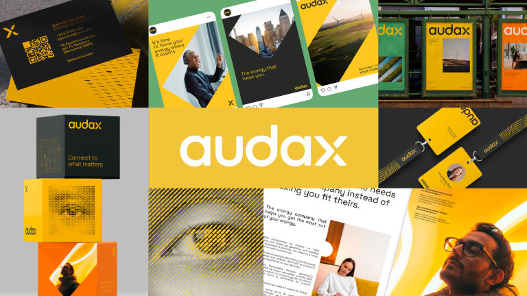 Audax energiakereskedő arculatváltás
